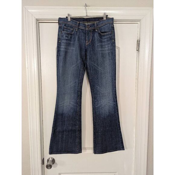 Citizens of Humanity Low Rise Flair Jeans women's size 29 dark wash Ingrid 002‎ - Picture 1 of 10